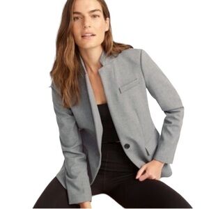 J. Crew Regent Gray Blazer in Four-Season Stretch Sz 12